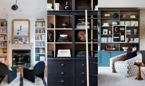 Styling Open Shelves in the Living Room So They Look Neat, Not Crowded